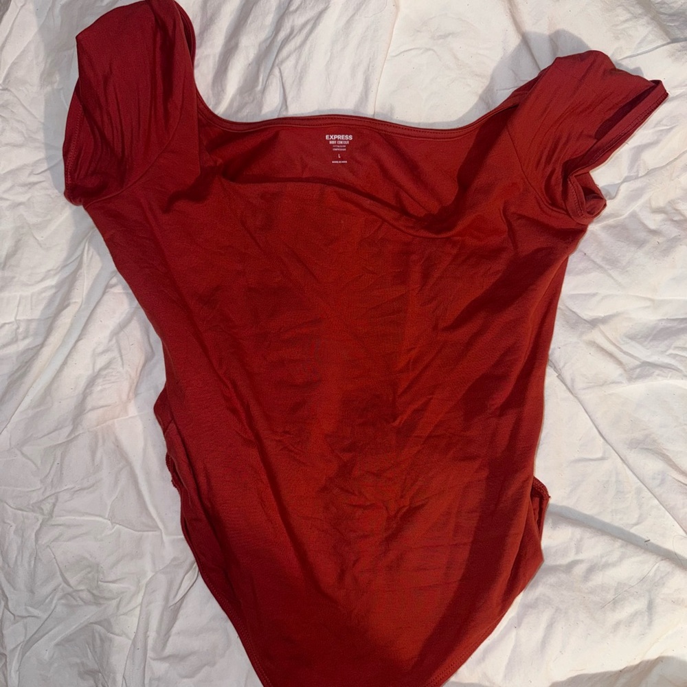 Express Women's Blood Orange Bodysuit